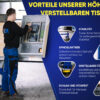 Vorteile Höhenverstellbare Arbeitstische mit Kippbarer Arbeitsplatte