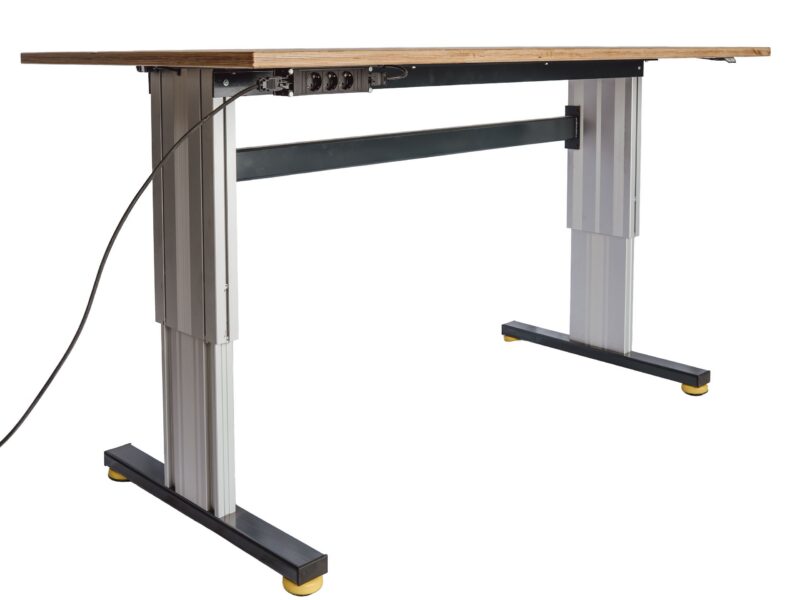 Arbeitstisch elektrisch höhenverstellbar mit Industriefüßen