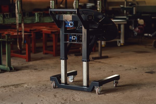 Werkstatttisch mit Drehplatte höhenverstellbar und fahrbar