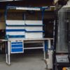 Arbeitstisch Werkbank mit Werkzeugwand Höhenverstellber