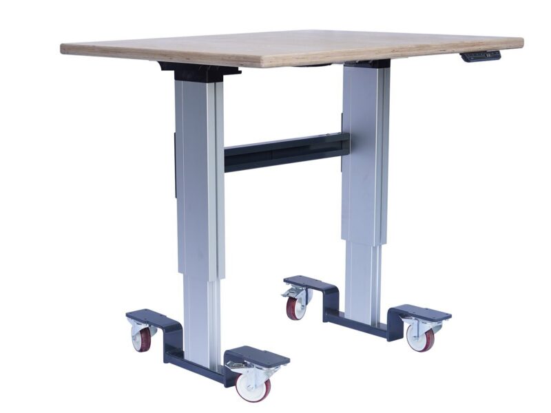 Fahrbarer Höhenverstellbarer Arbeitstisch 180 x 80 Fahrbarer Höhenverstellbarer Arbeitstisch 180 x 80