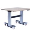 Fahrbarer Höhenverstellbarer Arbeitstisch 180 x 80