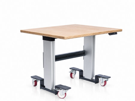 Fahrbarer Höhenverstellbarer Arbeitstisch 180 x 80