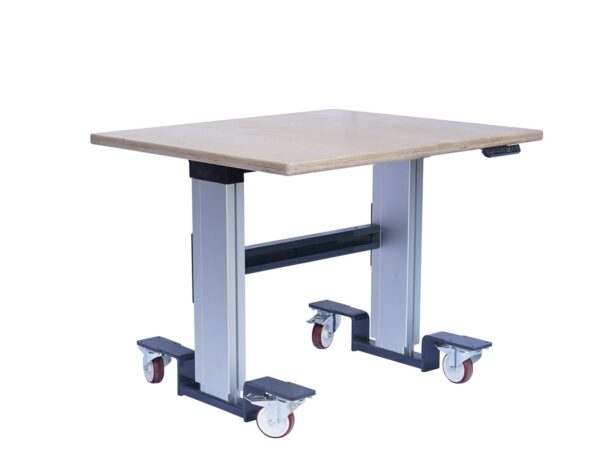 Fahrbarer Höhenverstellbarer Arbeitstisch 180 x 80