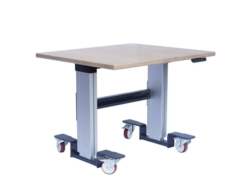 Fahrbarer Höhenverstellbarer Arbeitstisch 180 x 80 Fahrbarer Höhenverstellbarer Arbeitstisch 180 x 80