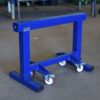 Mechanisch höhenverstellbarer und fahrbarer Unterstellbock für Industrie