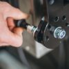 Mobiler Werkstattwagen mit Elektroantrieb und Höhenverstellung