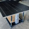 Elektrisch Höhenverstellbarer Arbeitstisch mit Wendevorrichtung für Platten