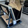 Elektrisch Höhenverstellbarer Arbeitstisch mit Wendevorrichtung für Platten