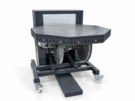 Schweißdrehtisch mit Achtkant Schweißplatte - Schweißmanipulator drehbar mit Fußpedal Schweißdrehtisch mit Achtkant Schweißplatte - Schweißmanipulator drehbar mit Fußpedal