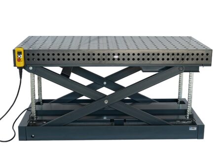 Schweisshubtisch ohne Hydraulik mit vier Schubketten elektrisch