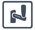 Antrieb mechanisch (Handrad)