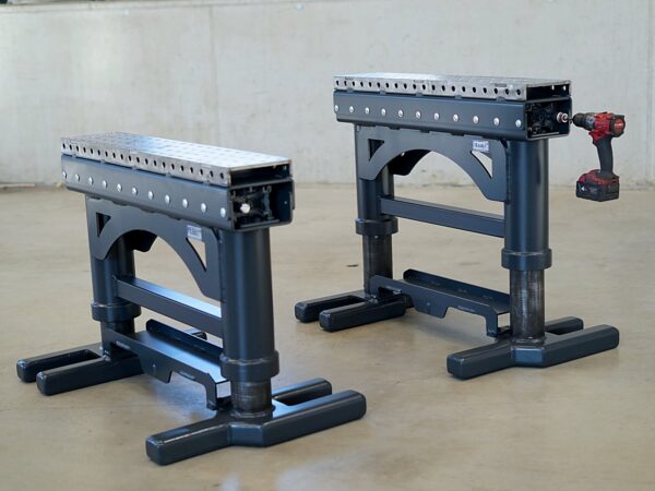 20 Tonnen Schwerlast Schweißbock mit Lochrasterplatte Höhenverstellbar per Akkuschrauber
