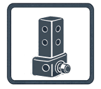 Raster-Höhenverstellung (Bolzen)