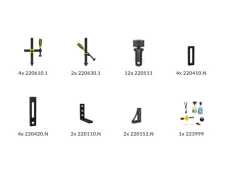 Siegmund Schweitisch Zubehörset Spannset Anschlagset System22 Set1