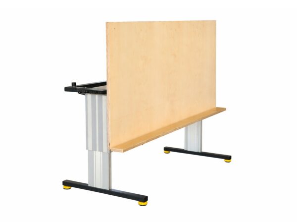 90 Grad kippbarer Arbeitstisch und elektrisch höhenverstellbar PETec Basic