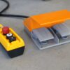 Scherenhubtisch elektrisch mit fusspedal und elektrischer drehplatte