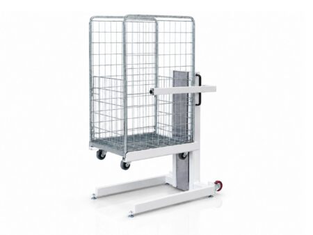 Mobiler Rollbehälter-Lift - Gitterwagen und Logistikwagen Hubsystem Mobiler Rollbehälter-Lift - Gitterwagen und Logistikwagen Hubsystem