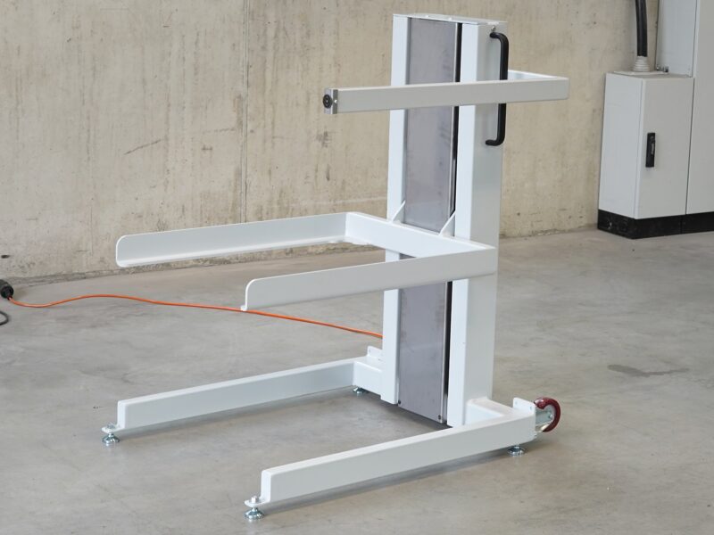 Mobiler Rollbehälter Heber - Gitterwagen und Materialheber Mobiler Rollbehälter Heber - Gitterwagen und Materialheber