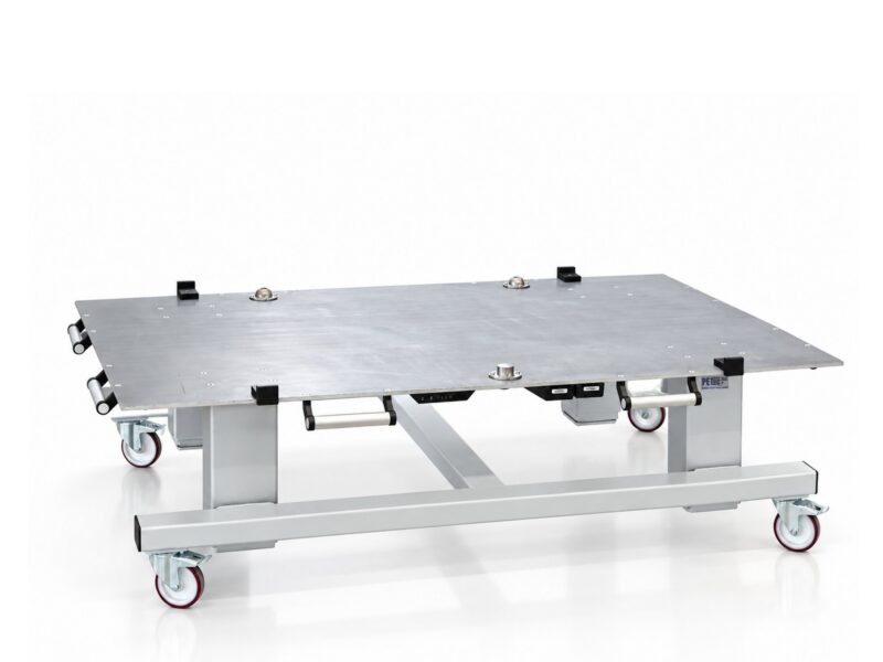 PETec Advanced – Fahrbarer Montagetisch elektrisch höhenverstellbar, 500 kg, Akku PETec Advanced – Fahrbarer Montagetisch elektrisch höhenverstellbar, 500 kg, Akku
