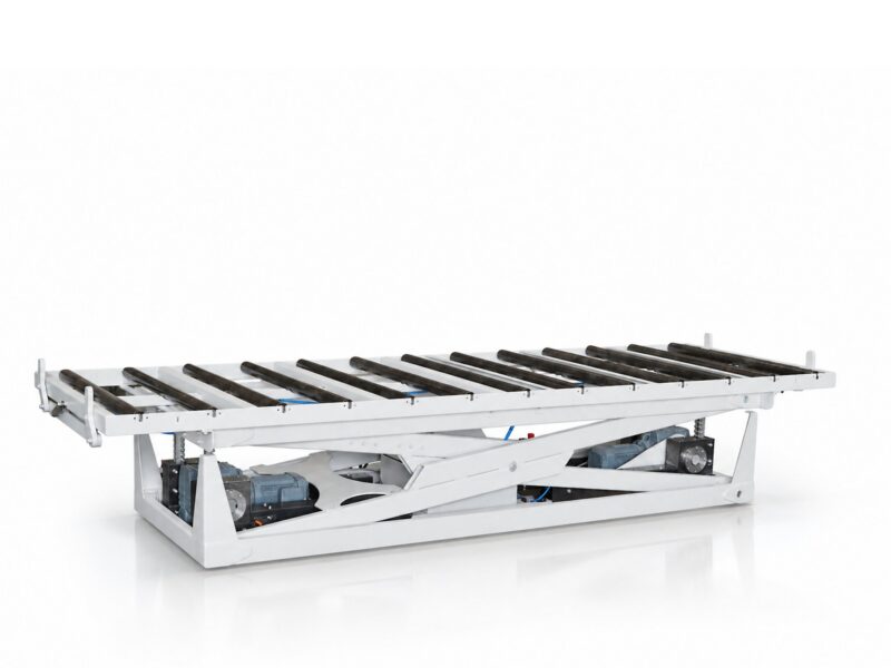 Scherenhubtisch Rollbahn für Produktion und Fördertechnik Scherenhubtisch Rollbahn für Produktion und Fördertechnik